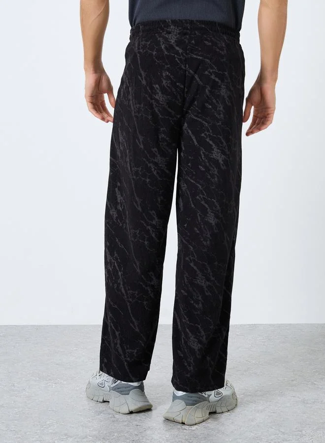 ستايلي بنطال باجي بقصة أرجل واسعة