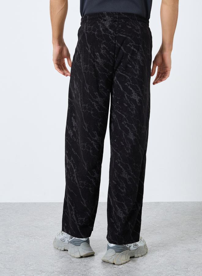 ستايلي بنطال باجي بقصة أرجل واسعة - Image 4