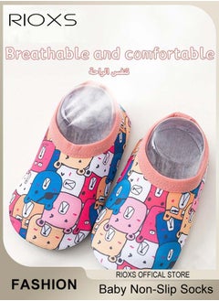 RIOXS Infant Water Socks Toddler Baby Boys Girls Non-Slip Socks Barefoot Quick-Dry Non-Slip Swim Socks Aqua Water Shoes for Beach Swimming Pool Water Park  - Image 2
