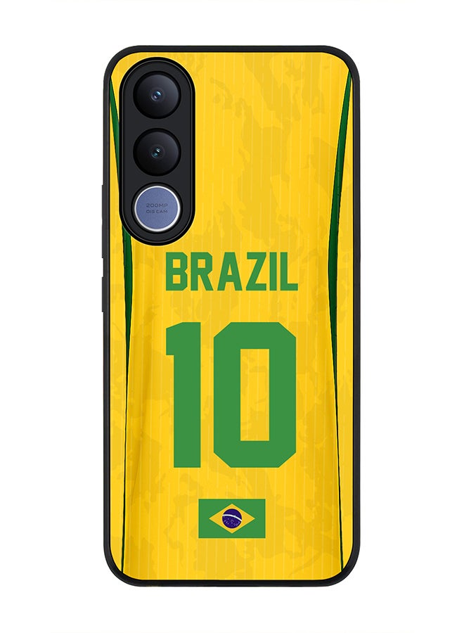 Stylizedd For vivo V70 FE Case,Slim fit Camera Protection, Shockproof Thin Phone cover  - Football Team Brazil World Cup 2026 - Image 1