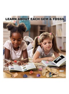 Y&D Gemstone Digging Kit, STEM Educational Toys DIY Science Kits Real Discovery Rocks and Minerals Exploration Game Archaeology Playset Unique Presents for Boys Girls Kid  - Image 5