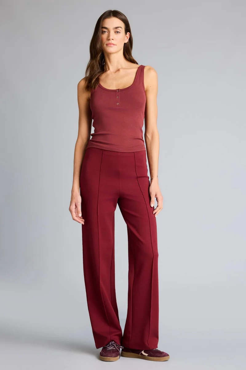 ديفاكتو Straight Fit Thick Sweatshirt Fabric Trousers