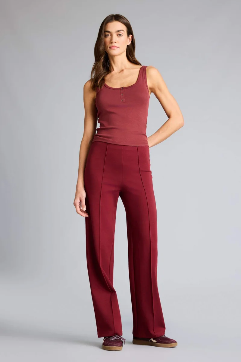 ديفاكتو Straight Fit Thick Sweatshirt Fabric Trousers