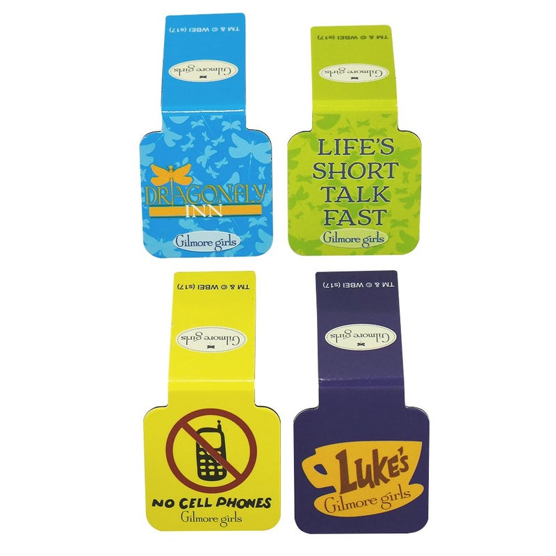 Ata-Boy Gilmore Girls Bookmark, Gilmore Girls TV Show Magnetic Bookmarks (4 Set) Gilmore Girls Gifts & Merchandise - Image 1