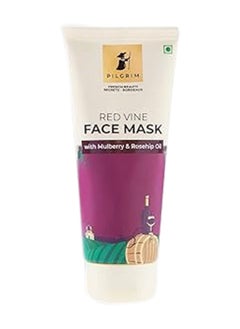 PILGRIM Red Vine Face Pack & Mask With Hub Mulberry & Rosehip Oil 100 Grams 