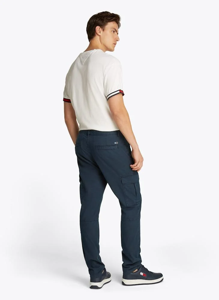 TOMMY JEANS Pocket Detail Logo Band Cargo Pants