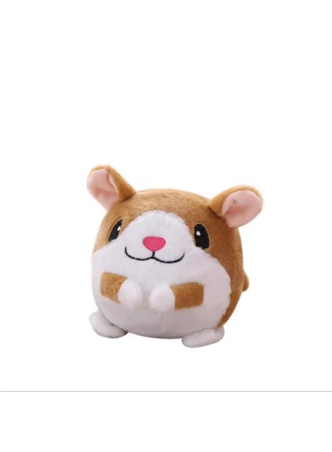 Vibration Ball Music Bouncing Pet Toy Baby Doll Repeat Speaking Toy Electronic-Color:Powder Rabbit-Specifications:English Bluetooth]  - Image 4