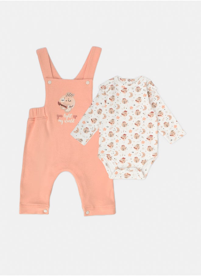 Junior Baby Girls Romper Set  - Image 1