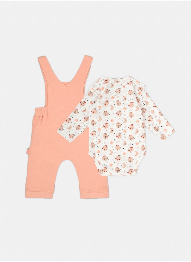 Junior Baby Girls Romper Set  - Image 2