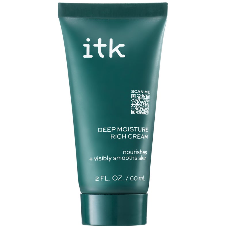 ITK Skincare Deep Moisture Anti Aging Face Cream With Hyaluronic Acid  Ceramides  Shea Butter For Nourishing Rich Hydration  Reduce Fine Lines  Wrinkles  Moisturize  Smooth Dry Skin