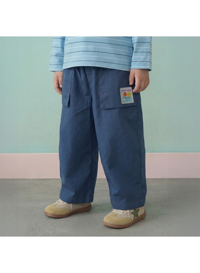 Bbqb Kids' Pants 2026 Spring New Arrival Boys' Pants Girls' Pants Casual Pants Cartoon Cargo Pants Versatile