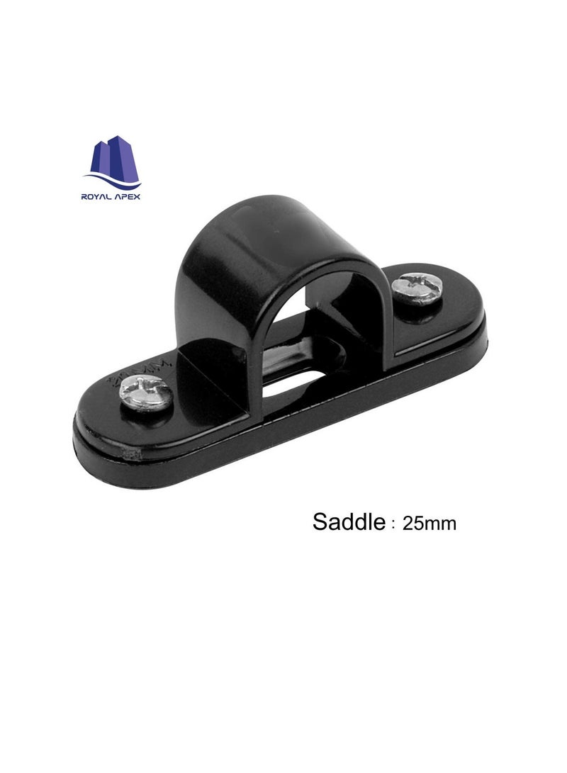 PVC Electrical Conduit Pipe & Fittings for Indoor and Outdoor Electrical Wiring and Cabling (Pack of 10) (25mm, Saddle)  - Image 2