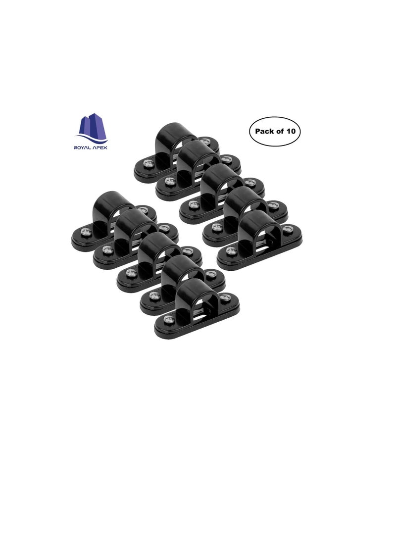 PVC Electrical Conduit Pipe & Fittings for Indoor and Outdoor Electrical Wiring and Cabling (Pack of 10) (25mm, Saddle)  - Image 3