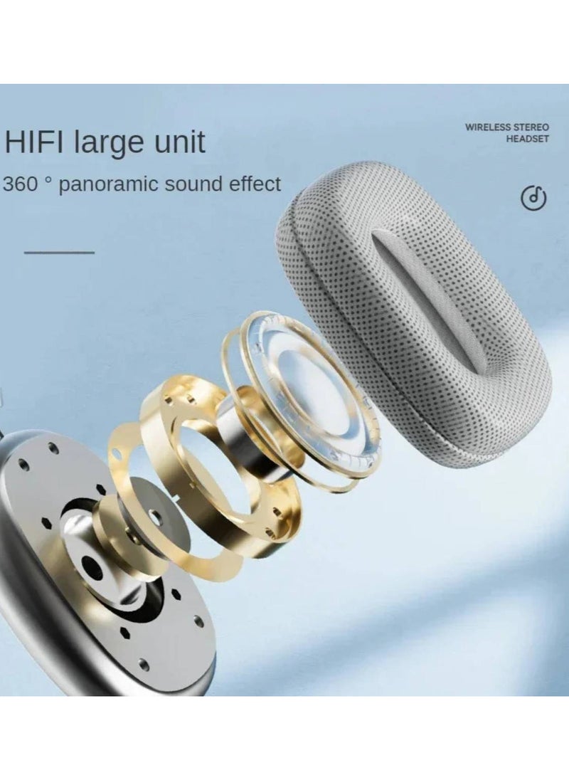 Generic - Premium Quality P9 Pro Max Immersive Active Noise Cancelling Over-Ear Headphones, Epitome of Cutting-Edge Design and Premium Sound Quality. Elevate Your Listening Experience, Fusion of Style and Comfort (Classic, GREEN) - Image 1