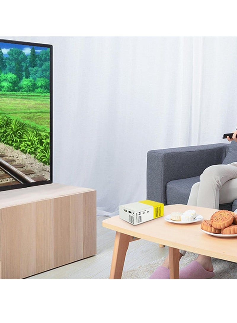 ELTRAZONE "YG300 Micro Mini Projector – Ultra-Durable Portable Projector for Smartphones, Laptops, and Home Cinema" - Image 2