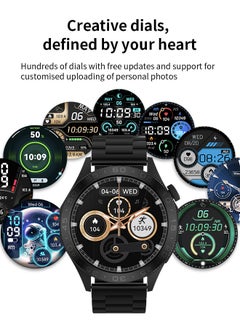 Korean Brand Smart Watch ST20，Business Smartwatch, Waterproof Fitness Watch, Bluetooth Calling, Compatible with Android and iOS,Smartwatch For Men, Zinc Alloy Vacuum Plating, Heart Rate Monitoring，Black - pzsku/Z4877DAC305F0F140B84CZ/45/_/1734160834/a674c94c-ccd7-454b-a19d-d45b32093fcc