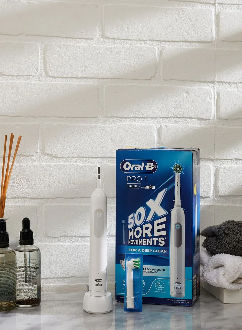 Oral-B D305.513.1 Pro 1 1000 Rechargeable Electric Toothbrush