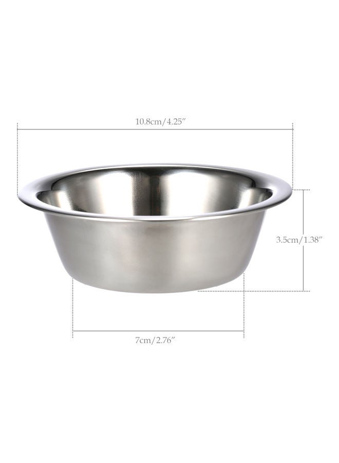 NIBEMINENT Stainless Steel Hanging Pet Cage Bowl Silver - Image 4