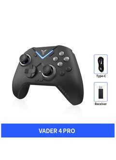 FlyDigi Vader 4 Pro PC Controller Force Adjustment Lever Joystick Hall & Micro 2-in-1 Triggers 1000Hz Report Rate Stereo Vibration 800mAh Multi-Platform Controller for PC/NS/TV/Android/Laptop  - Image 1