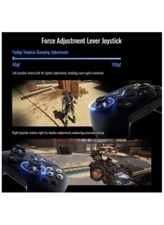 FlyDigi Vader 4 Pro PC Controller Force Adjustment Lever Joystick Hall & Micro 2-in-1 Triggers 1000Hz Report Rate Stereo Vibration 800mAh Multi-Platform Controller for PC/NS/TV/Android/Laptop  - Image 4
