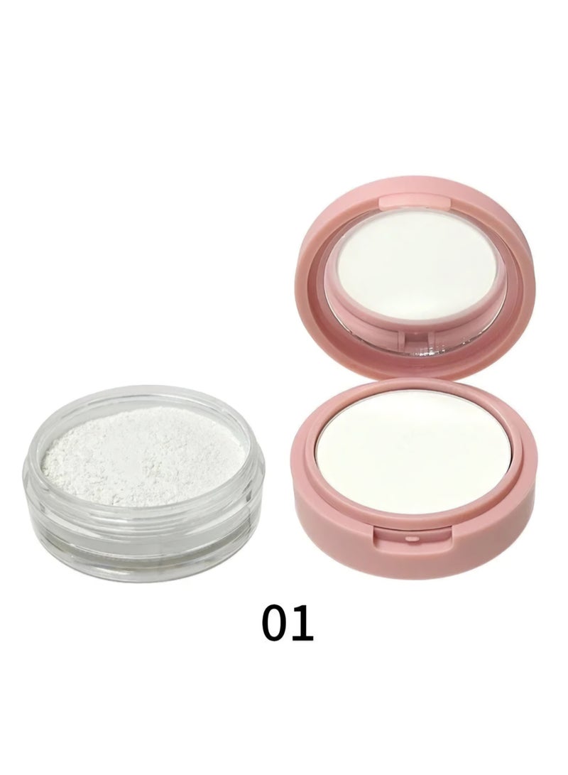 Rose Berry Loose & Compact Powder - Shade 01 Transculant - Image 2