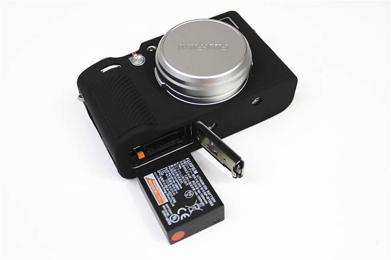 BolinUS X100V Case, BolinUS Fullbody Ultra-Thin Lightweight Rubber Soft Silicone Housing Case Bag Cover for Fujifilm Fuji X100V (Black) - Image 3