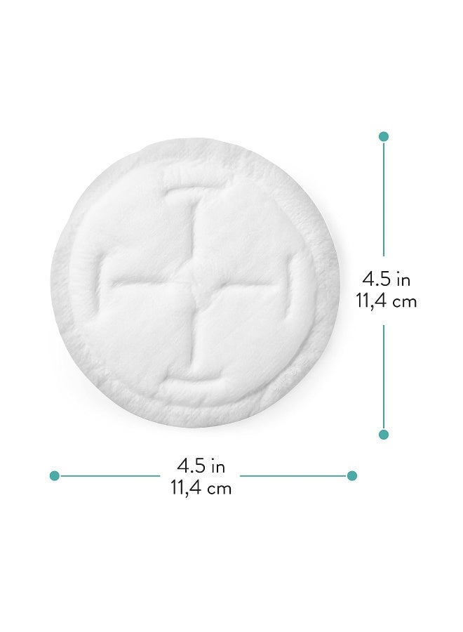 Evenflo Feeding وسادات ثدي قابلة للاستخدام لمرة واحدة من إيفينفلو للنساء المرضعات، قابلة للتنفس وذات امتصاص عالي باللون الأبيض (عبوة من 100)  - Image 4