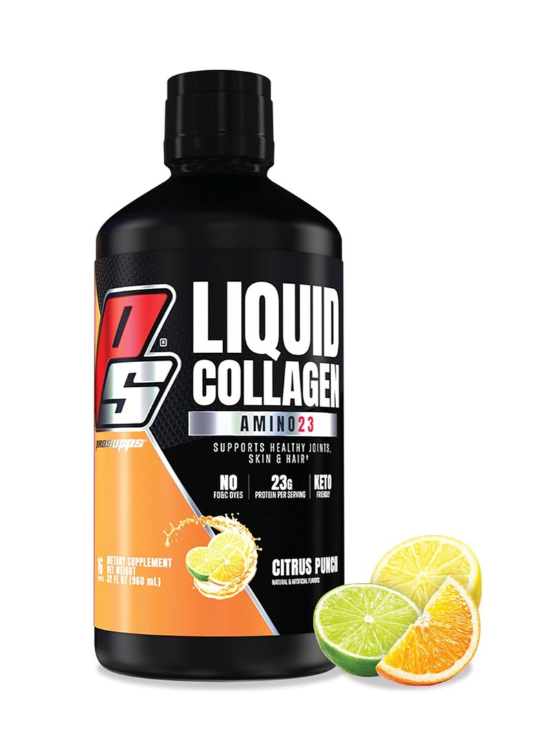 ProSupps PROSUPPS Amino23 Liquid Collagen Shots 16 Fl Oz Citrus Punch - Image 1