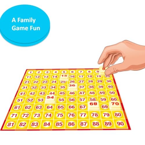 RATNA'S Original Housie Game Set with 24 Reusable Tickets, Tambola Party Games for Kids & Adults - Image 2