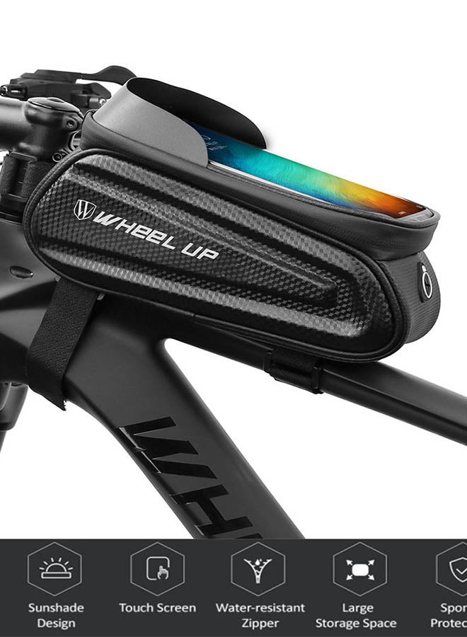 wheel up Front Tube Bicycle Handle Bar Bag With Touchscreen Phone Case 0.219kg - Image 2