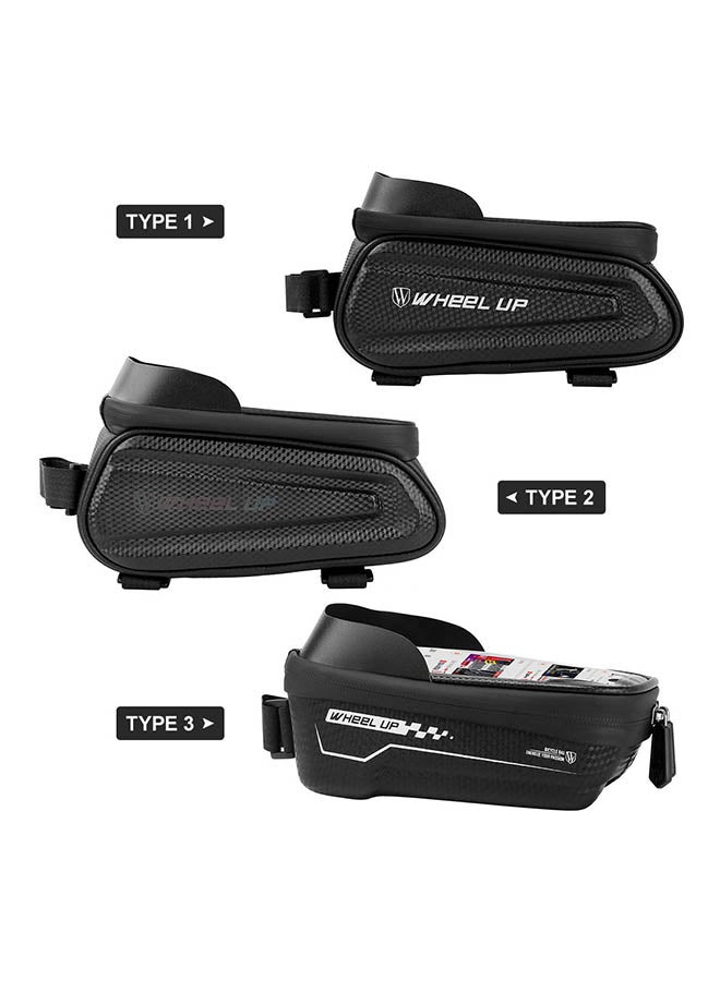 wheel up Front Tube Bicycle Handle Bar Bag With Touchscreen Phone Case 0.219kg - Image 3