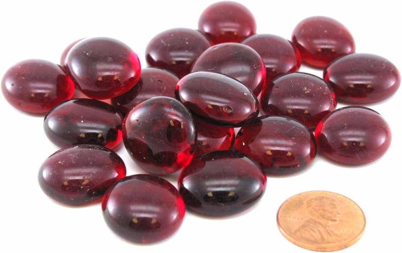 Koplow Games LifeStones Red Glass Gaming Stones - 20 Count - Image 2