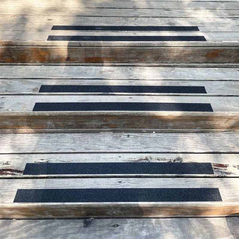 swenrix Heavy Duty Anti Slip Tape for Stairs Outdoor/Indoor Waterproof 10 meters Grip Tape Safety Non Skid Roll for Stair Steps Traction Tread Staircases Non Slip Strips Black - Image 5