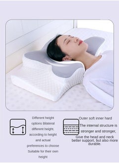 Memory Foam Butterfly-Shaped Cervical Pillow For Shoulder And Neck Pain Relief   Ergonomic Orthopedic Support For Side  Back  And Stomach Sleeping  Washable Cover Included - pzsku/Z4878A259B779F2464AE9Z/45/_/1726888043/f18a761f-818f-4ca0-a0f4-3aafeb58f666