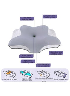 Memory Foam Butterfly-Shaped Cervical Pillow For Shoulder And Neck Pain Relief   Ergonomic Orthopedic Support For Side  Back  And Stomach Sleeping  Washable Cover Included - pzsku/Z4878A259B779F2464AE9Z/45/_/1726888044/b36149a4-524a-448b-a26f-adb7699e2b60