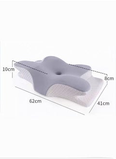 Memory Foam Butterfly-Shaped Cervical Pillow For Shoulder And Neck Pain Relief   Ergonomic Orthopedic Support For Side  Back  And Stomach Sleeping  Washable Cover Included - pzsku/Z4878A259B779F2464AE9Z/45/_/1726888045/bf7abea7-efe3-4bc7-94ec-3ecf2fb885ac