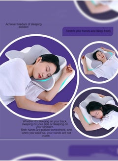 Memory Foam Butterfly-Shaped Cervical Pillow For Shoulder And Neck Pain Relief   Ergonomic Orthopedic Support For Side  Back  And Stomach Sleeping  Washable Cover Included - pzsku/Z4878A259B779F2464AE9Z/45/_/1726888046/2fb0feb6-ea73-4fc6-a94e-1ba78e815d57