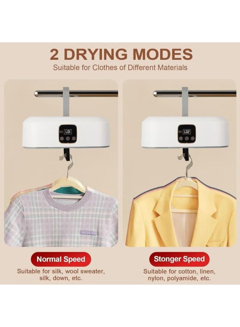 Denx Portable Laundry Dryer  Multifunctional Electric Drying Machine  Mini Clothes Dryer with Dryer Bag, 2 Speed ​​Adjustable Mini Dryer  Small Foldable Clothes Dryer - Image 4