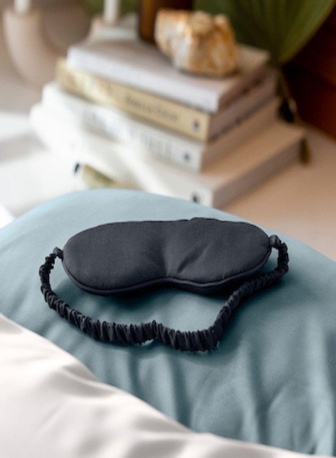 Olive + Crate Eucalyptus Tencel Sleep Mask - Hypoallergenic Eye Mask for Sleeping - Light Blocking Night Masks, Moisture Wicking, Anti-Static Eye Covers - Long Flight Travel Essentials - Dusk - Image 2