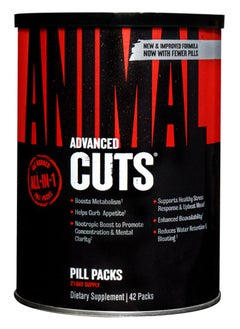 UNIVERSAL NUTRITION Universal Nutrition Animal Advanced Cuts All in one Complete Fat Burner Supplement 42 Packs  - Image 1