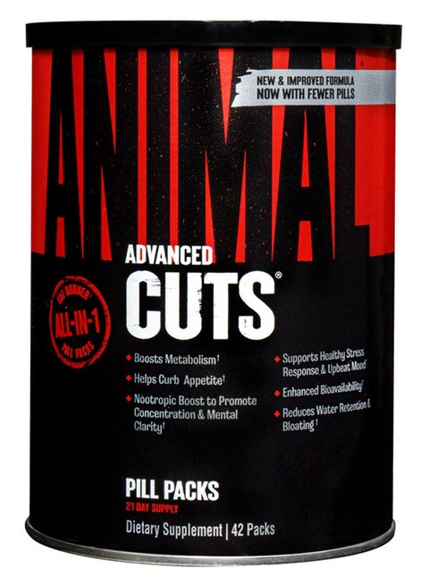 Universal Nutrition Animal Advanced Cuts All in one Complete Fat Burner Supplement 42 Packs