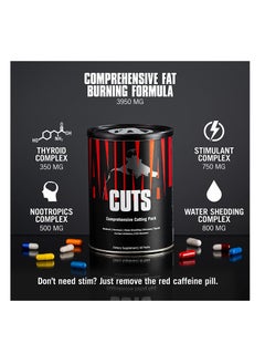UNIVERSAL NUTRITION Universal Nutrition Animal Advanced Cuts All in one Complete Fat Burner Supplement 42 Packs  - Image 3
