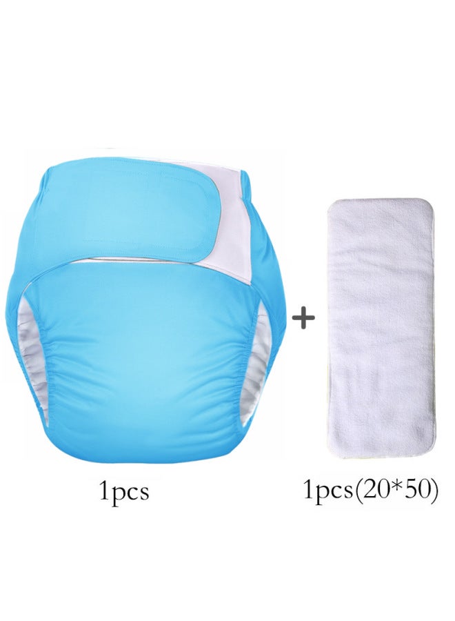 حفاضات كبار السن القابلة للتعديل مع الفيلكرو - حفاضات كبار السن المانعة للتسرب الجانبي، مقاومة للتسرب، قابلة للتنفس ومقاومة للماء، مجموعة للحفاضات سلس البول - Image 1