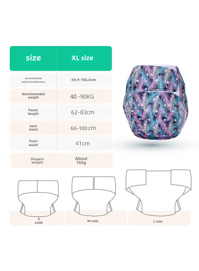 حفاضات كبار السن القابلة للتعديل مع الفيلكرو - حفاضات كبار السن المانعة للتسرب الجانبي، مقاومة للتسرب، قابلة للتنفس ومقاومة للماء، مجموعة للحفاضات سلس البول - Image 2