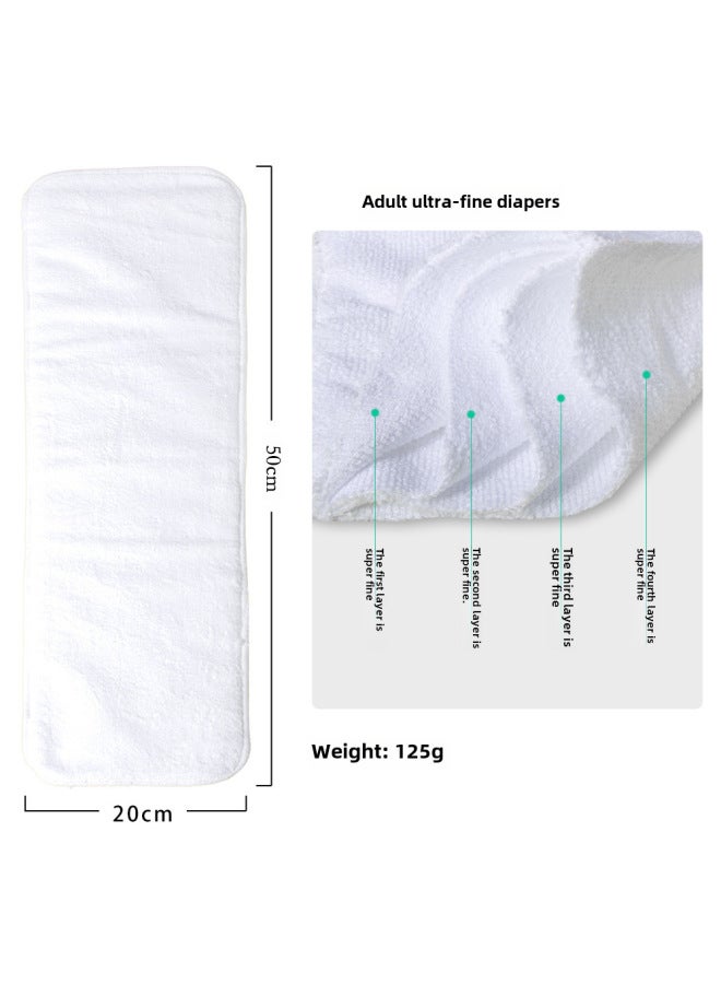 حفاضات كبار السن القابلة للتعديل مع الفيلكرو - حفاضات كبار السن المانعة للتسرب الجانبي، مقاومة للتسرب، قابلة للتنفس ومقاومة للماء، مجموعة للحفاضات سلس البول - Image 4