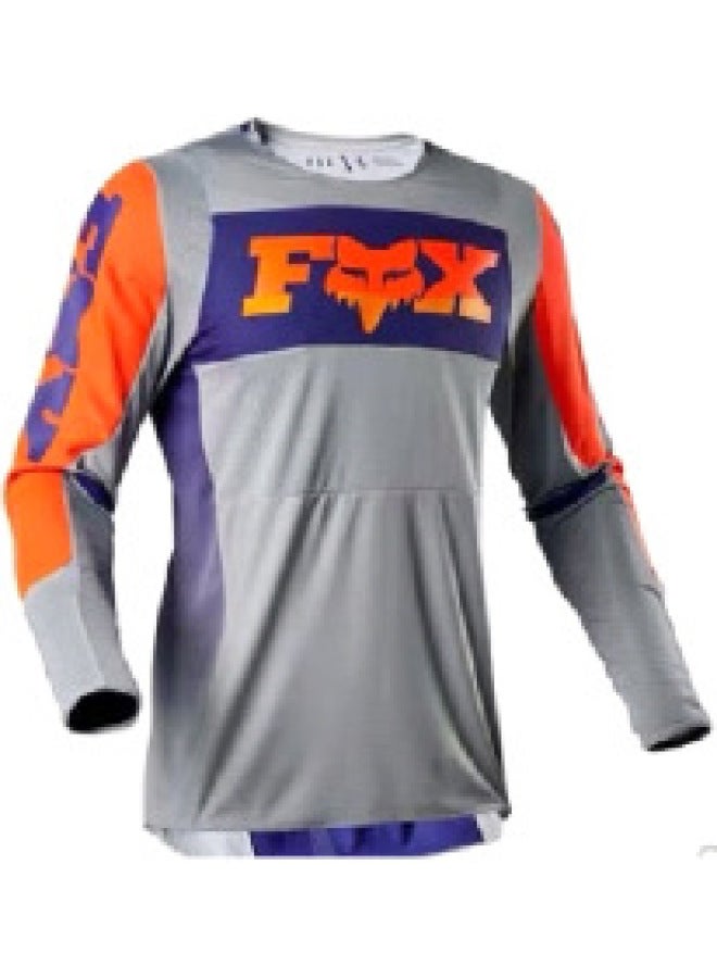 New Summer Cross-country Clothing Quick-drying Clothing Long Sleeve Breathable Motorcycle Riding Clothing Men's Mesh T-shirt Customization