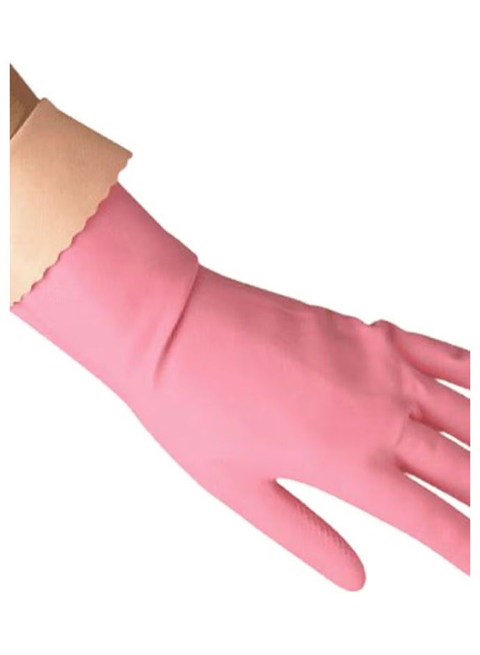 Sensitive Reusable Glove Pink Size L - Image 2