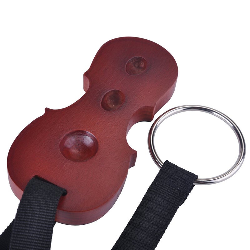 PUNK Solid Wood Cello Endpin Rest Non-slip Stopper Anchor Protector in Cello Shape 3 Holes Holder (3A)