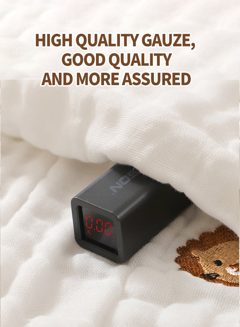 5PCS Baby Towel, Baby Drool Bib, Super Soft Small Square Towel, Newborn Bath Towel, Face Towel, Super Soft, Absorbent 30cm*30cm - Image 5