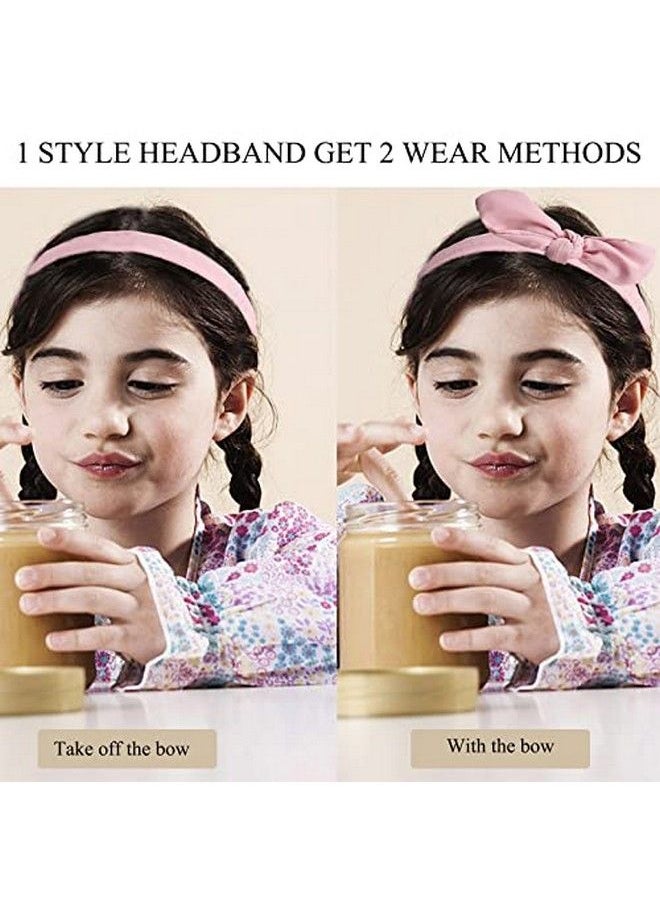 ACO-UINT - 6 Pack Headbands For Women Thin Bow Headbands Knotted Headbands Cute Headbands For Girls Knot Headbands Kids Headbands Hair Accessories For Women - Image 1